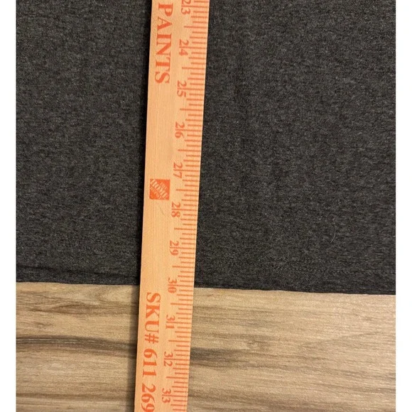 Nike Mens XL T-Shirt Charcoal Heather Gray Short Sleeve Embroidered Swoosh New - Picture 4 of 5